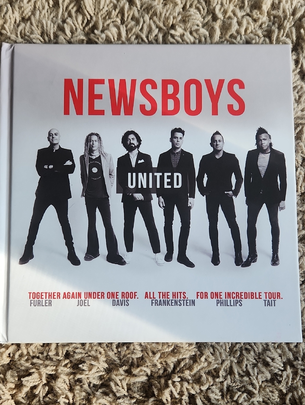 Newsboys UNITED Album Hardcover Collectors Book 2018
